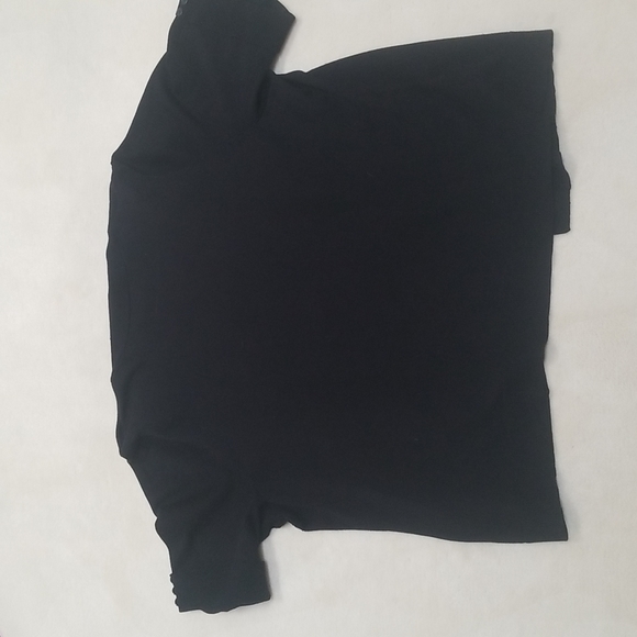 Black short sleeve open cardigan - Picture 3 of 3